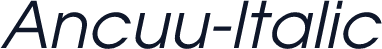 Ancuu-Italic