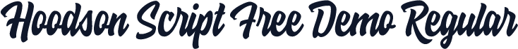 Hoodson Script Free Demo Regular