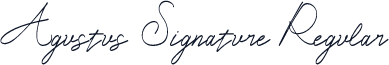 Agustus Signature Regular