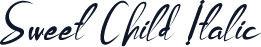 Sweet Child Italic