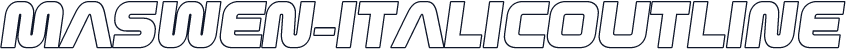 Maswen-ItalicOutline