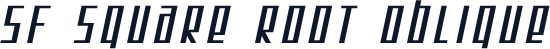 SF Square Root Oblique
