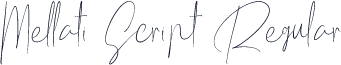Mellati Script Regular