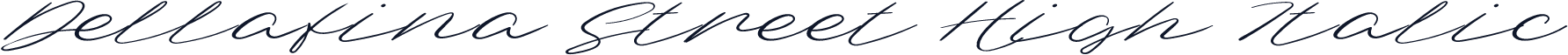 Dellafina Street High Italic