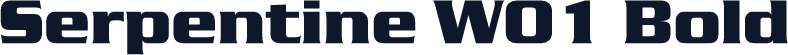 Serpentine W01 Bold