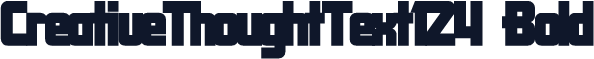 CreativeThoughtText124 Bold