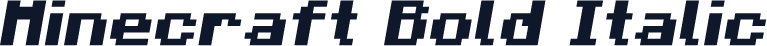 Minecraft Bold Italic