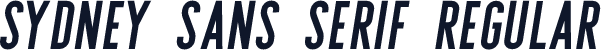 Sydney Sans Serif Regular