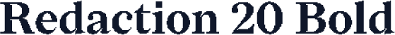 Redaction 20 Bold