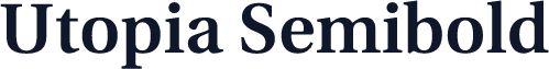 Utopia Semibold