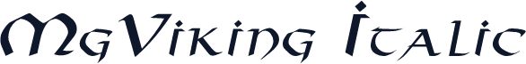 MgViking Italic