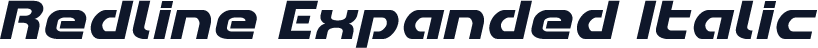 Redline Expanded Italic