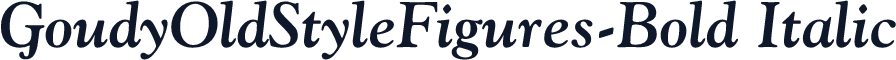 GoudyOldStyleFigures-Bold Italic