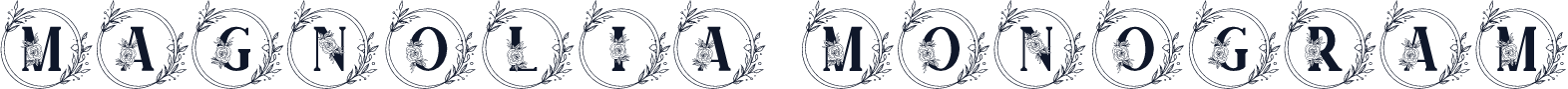 MAGNOLIA MONOGRAM