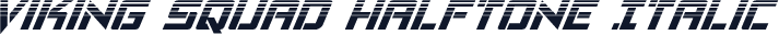 Viking Squad Halftone Italic