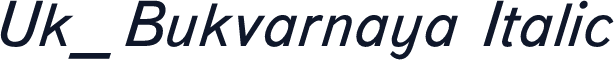 Uk_Bukvarnaya Italic