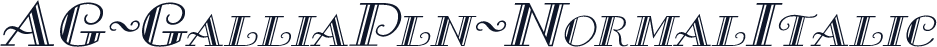 AG-GalliaPln-NormalItalic