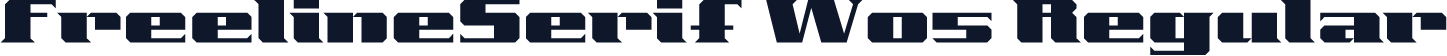 FreelineSerif W05 Regular