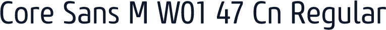 Core Sans M W01 47 Cn Regular
