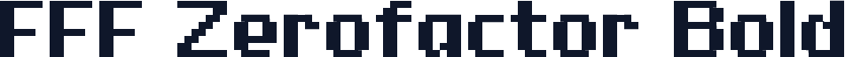 FFF Zerofactor Bold