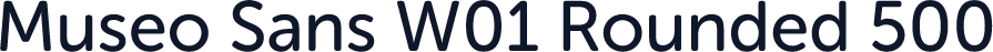 Museo Sans W01 Rounded 500