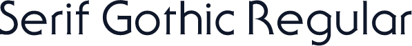 Serif Gothic Regular