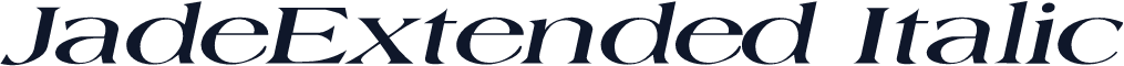 JadeExtended Italic