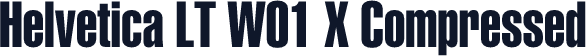 Helvetica LT W01 X Compressed