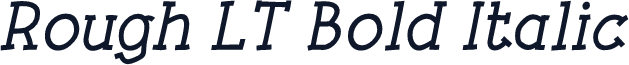Rough LT Bold Italic