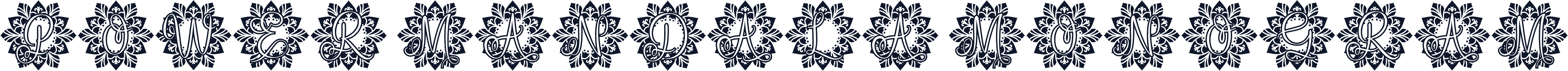 Power Mandala Monogram
