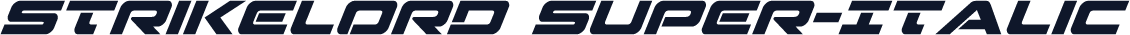Strikelord Super-Italic