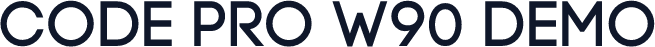 Code Pro W90 Demo