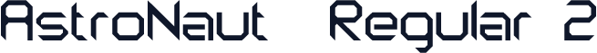 AstroNaut  Regular 2