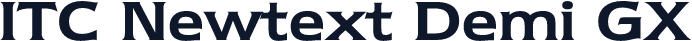 ITC Newtext Demi GX