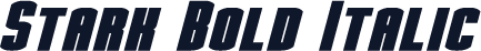 Stark Bold Italic