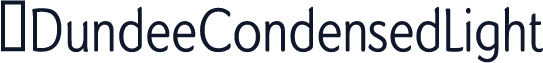 ☞DundeeCondensedLight