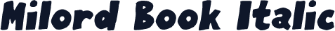 Milord Book Italic