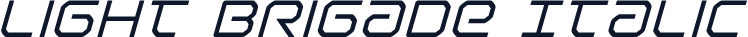 Light Brigade Italic