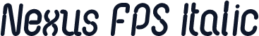 Nexus FPS Italic