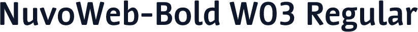 NuvoWeb-Bold W03 Regular