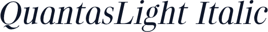 QuantasLight Italic