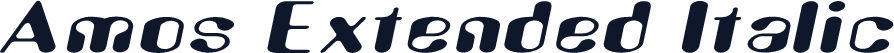 Amos Extended Italic
