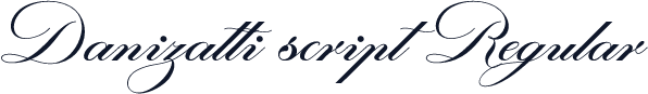 Danizatti script Regular
