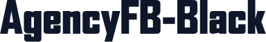 AgencyFB-Black