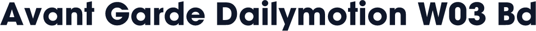Avant Garde Dailymotion W03 Bd