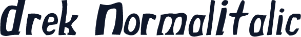 Drek NormalItalic