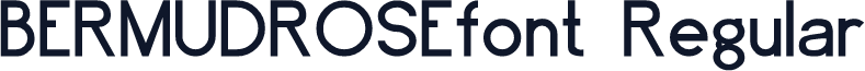 BERMUDROSEfont Regular