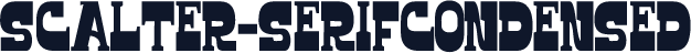 Scalter-SerifCondensed
