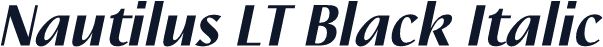 Nautilus LT Black Italic
