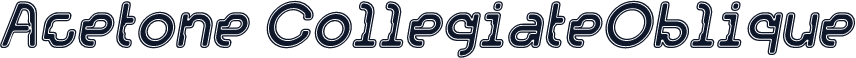 Acetone CollegiateOblique